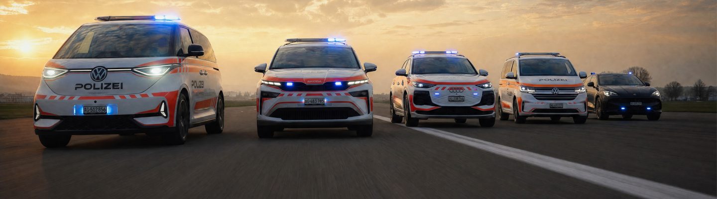 Veicoli d’intervento e con luce blu
